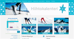 Desktop Screenshot of hiihtokalenteri.fi