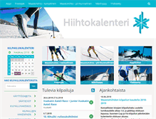 Tablet Screenshot of hiihtokalenteri.fi